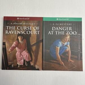 American Girl Mystery Books The Curse of Ravenscourt and Danger at the Zoo